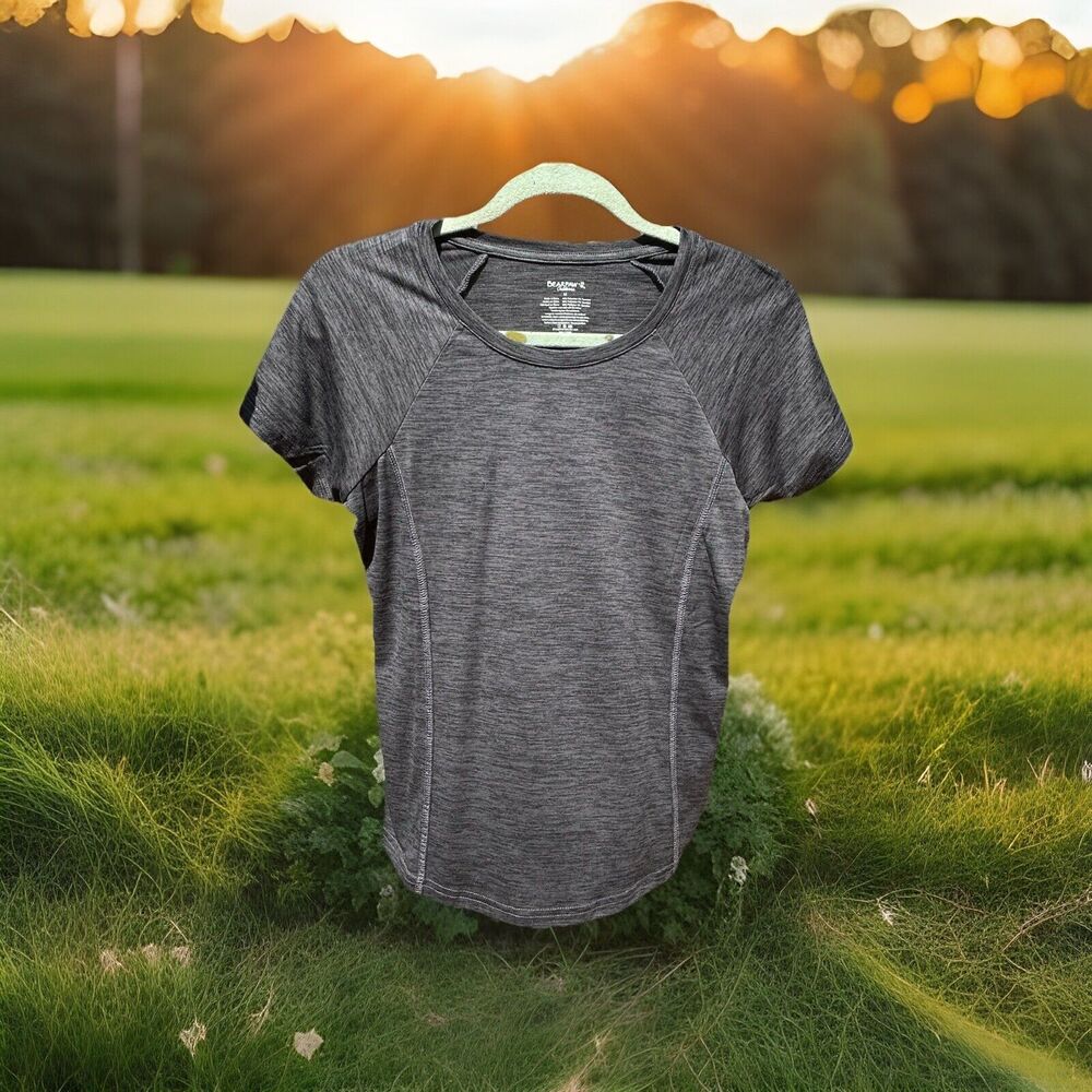 NEW Bearpaw Outdoors Women's Athletic Short Sleeve Dark Gray‎ T-Shirt-Medium